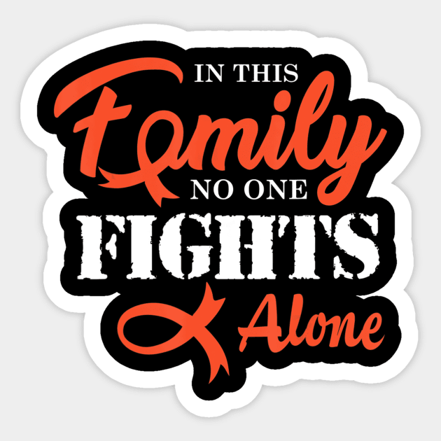 Leukemia Cancer Awareness Fight Cancer Ribbon Sticker by mazurprop